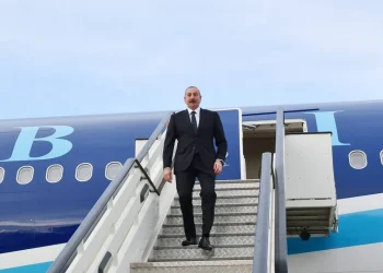 Prezident İlham Əliyev Qırğızıstana işgüzar səfərə gedib