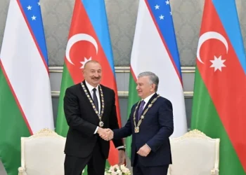 Azərbaycan və Özbəkistan prezidentlərinin təltifolunma mərasimi keçirildi