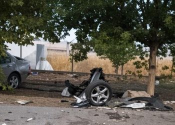 Dəhşətli qəzada, sürücü öldü – Foto