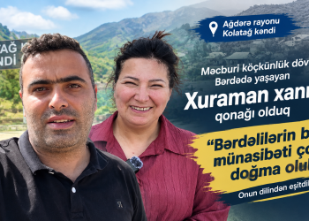 Ağdərənin Kolatağ kəndində məcburi köçkünlərlə görüşdük – Xuraman xanım Bərdə xatirələrini bölüşdü VİDEO