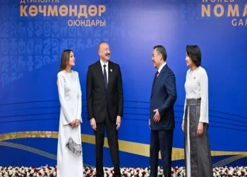 Prezident İlham Əliyevin sosial şəbəkə hesablarında 6-cı Dünya Köçəri Oyunlarının açılış mərasimindən paylaşım edilib