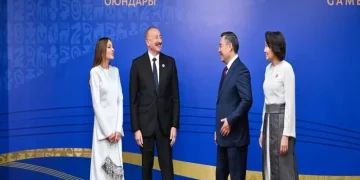 Prezident İlham Əliyevin sosial şəbəkə hesablarında 6-cı Dünya Köçəri Oyunlarının açılış mərasimindən paylaşım edilib