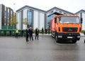 Xudat şəhərində kommunal xidmətlərin keyfiyyəti yüksəldilir – yeni texnika və 80 tullantı qutusu ayrılıb